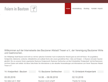 Tablet Screenshot of feiern-in-bautzen.de